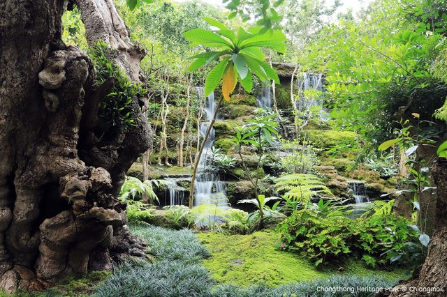 สวนช้างทองเฮอริเทจ สวนไม้โยราณเชียงใหม่