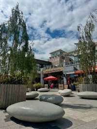 Walking around Mermaid Quay and enjoying beautiful scenery over the bay, plenty of shops to pop into