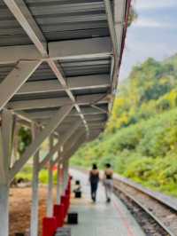 🚉 ถ่ายรูปคิวท์ ๆ กับทางรถไฟสายมรณะ สถานีถ้ำกระแซ