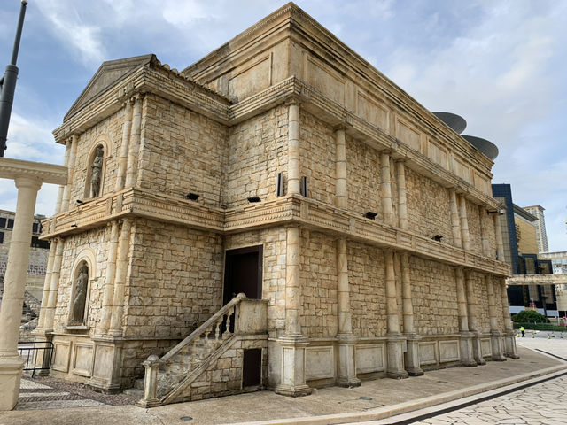 澳門🇲🇴漁人碼頭羅馬劇場🎭仿古建築