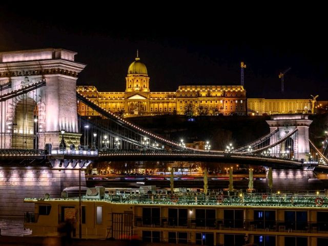 iconic Budapest night view