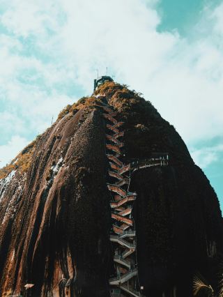 The place where the sky touches first, the mountains of Colombia.