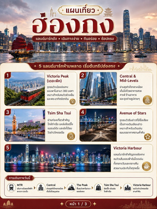 香港3天旅遊攻略，玩透透、吃美食、盡情購物！