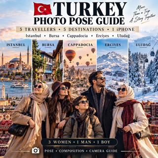 🇹🇷 Полное руководство по позированию для фотосессий в Турции: 5 мест, 10 обязательных групповых снимков 📸