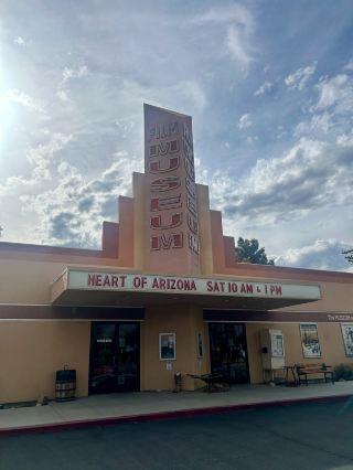 Unheard movie museum in Lone Pine, California