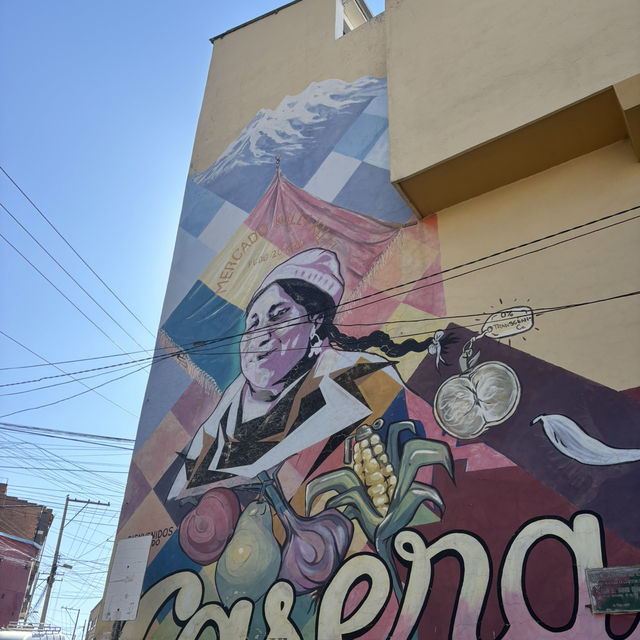 Street art of La Paz