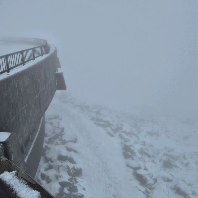 white mountain already winter