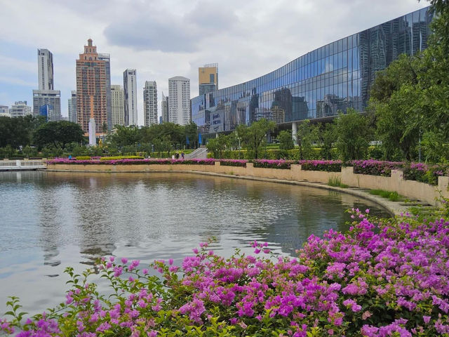 Benjakitti park of Bangkok 