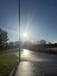 The Kelpies, located in The Helix Park, near Falkirk Scotland 