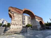 The ancient arch in Thessaloniki 
