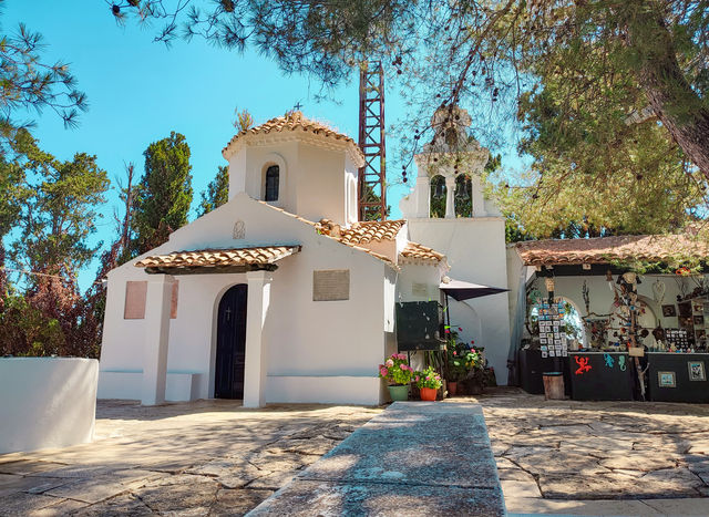 A Legendary Tiny Island with a Church in Corfu
