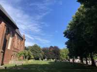Kant’s island with a cathedral and a fishing village