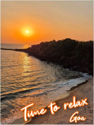 ゴアの夕暮れ：誰もが西を向くひととき。