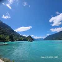 "Crash Landed" in Iseltwald by Lake Brienz