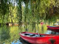 Pretty park with natural spring water