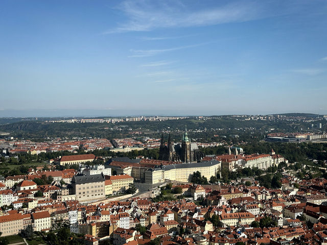 Stunning view from Petrin Tower