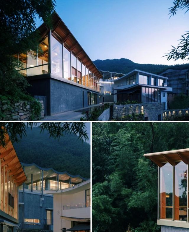 與竹林雲海共生的避世山居