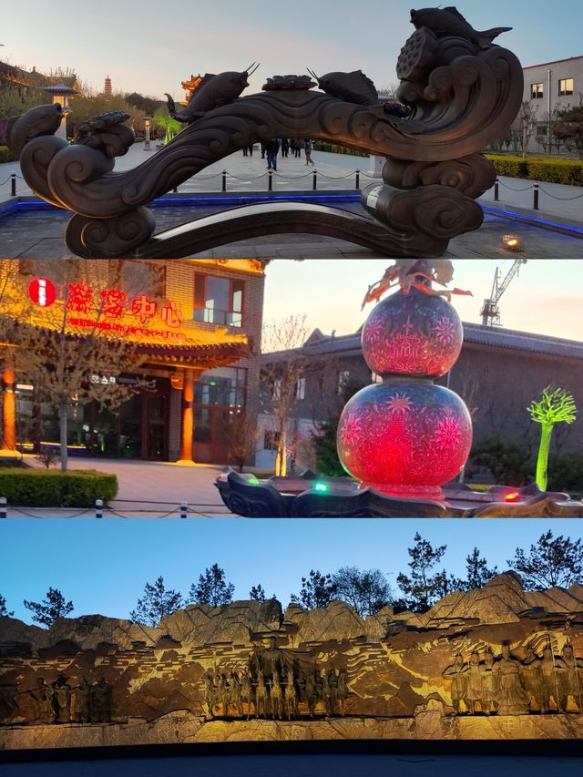 從五台山下來到這看看，憨山夜景太美了！