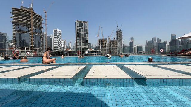 迪拜市中心的寧靜港灣
