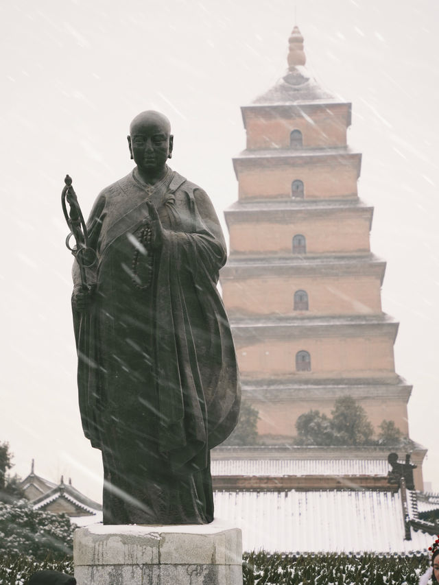 有多少人在等一場西安的大雪，雪落滿長安～