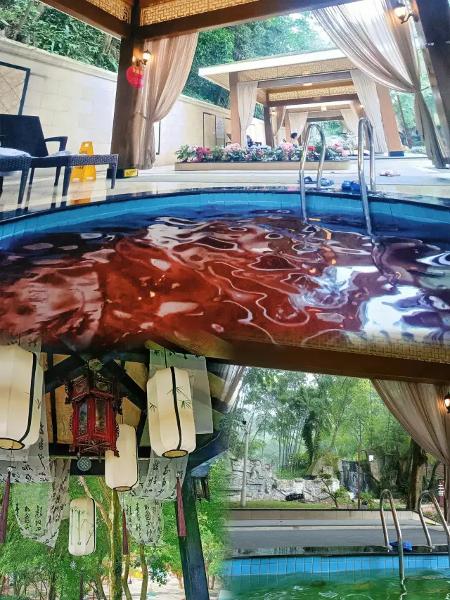 Enjoy Oxygen and Hot Springs at the Same Time! Emei Lingxiu Hot Spring is the Best!