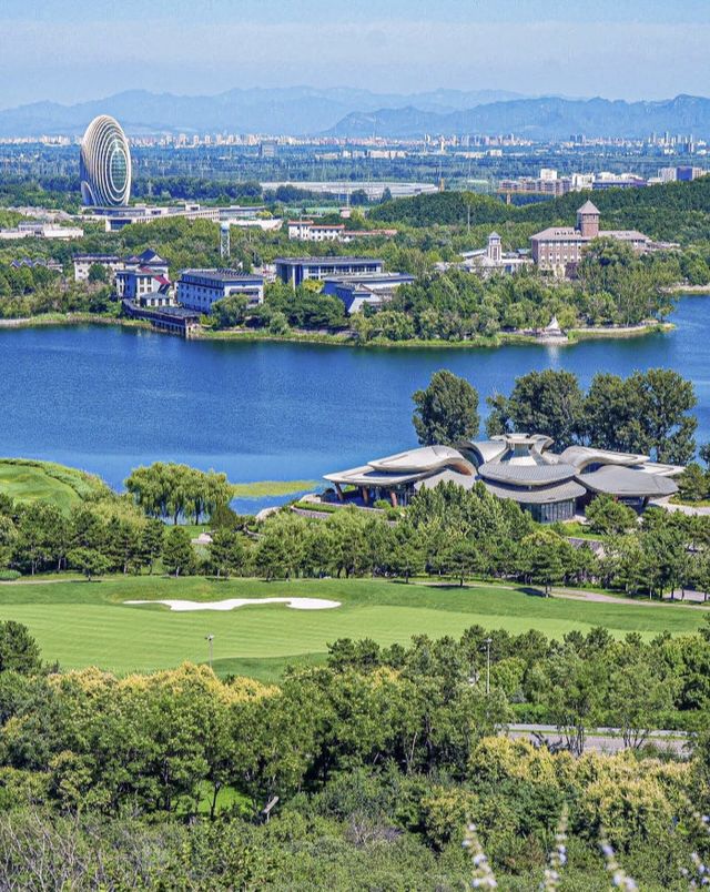 北京·雁棲湖夏日避暑勝地碧水藍天雁棲湖