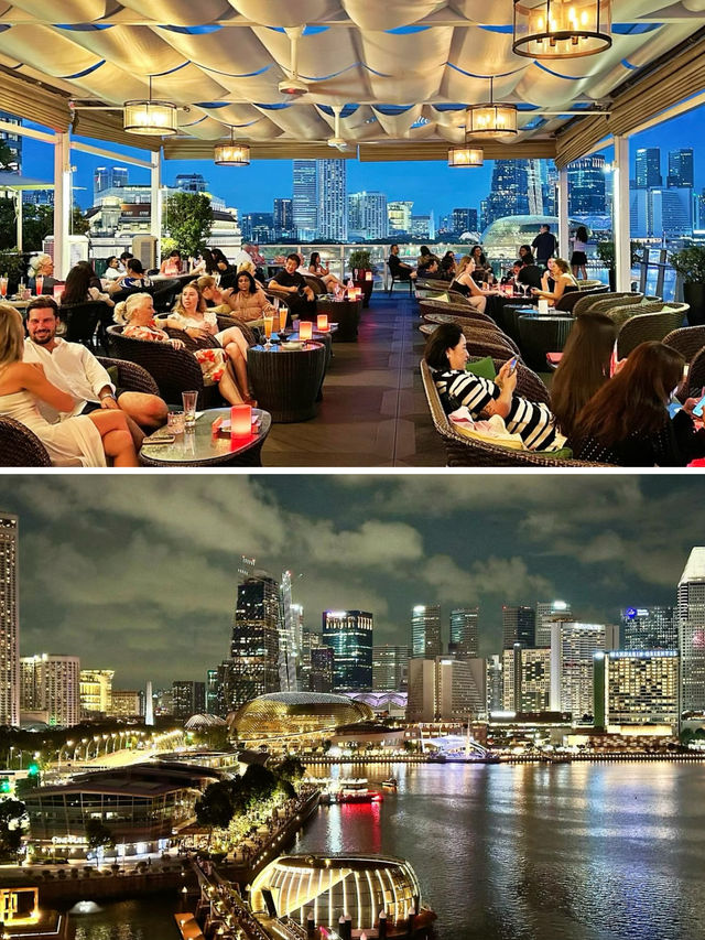 新加坡富麗敦海灣酒店～Lantern天台酒吧與維港璀璨夜景