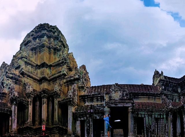 The Sacred Summit: Ascending to Angkor Wat's Second Floor Sanctuary