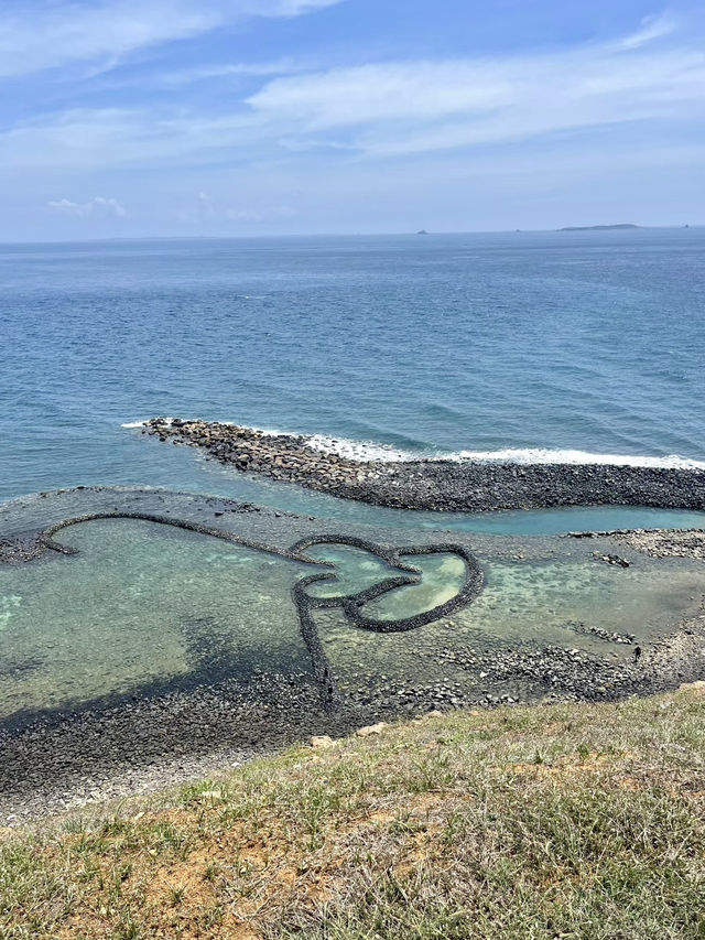海上迷宮，七美雙心石滬的凝望