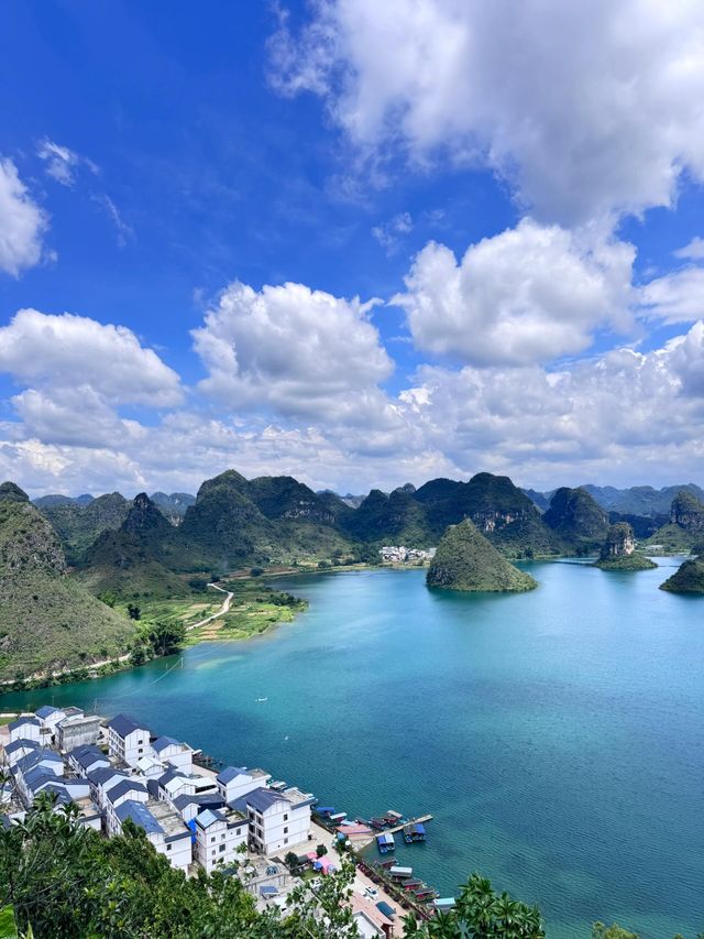 靖西“水上桂林”渠洋湖～～領略不一樣的異國風情