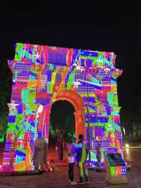 世界公園奇妙夜，看絢爛打鐵花