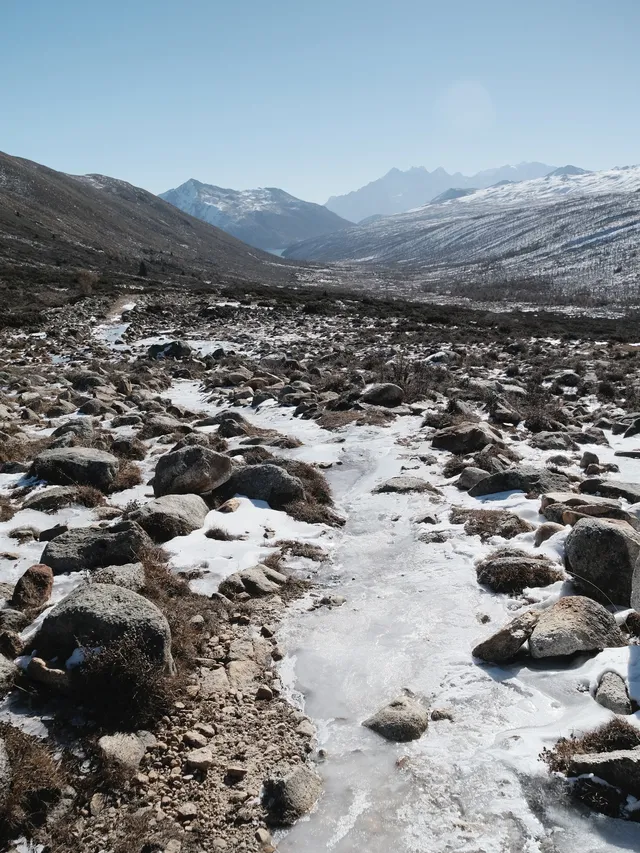 川西雪山整活，吃了牦牛肉，單穿一件是否抗凍