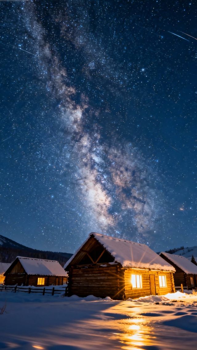 為了這幅水墨畫般的禾木村,我願意被“困”在冬天的新疆! 為了這幅水墨畫般的禾木村,我願意被“困”在冬天的新疆!