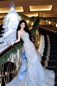 寶麗嘉點亮白冠聖誕樹