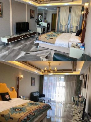 โรงแรมหรู Youcai ซึ่งอยู่ห่างจากสถานีรถไฟความเร็วสูงอันดาเพียง 600 เมตร ให้บริการที่พักสุดหรูในราคาเพียงกว่า 100 หยวน