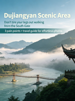 90% of people waste their trip to Dujiangyan! 3 fatal pitfalls | Effort-saving, photo-perfect guide