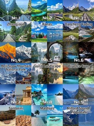The world's most stunning spots | 9 dreamy travel destinations