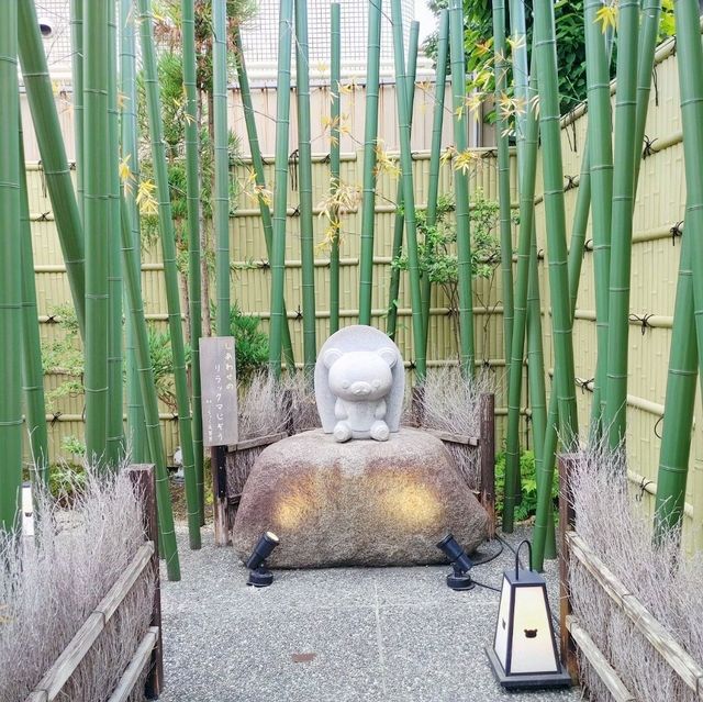 京都嵐山りらっくま茶房　裏庭のフォトスポットも要チェック
