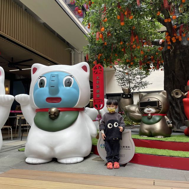 恭喜發財，新年新景象中環街市