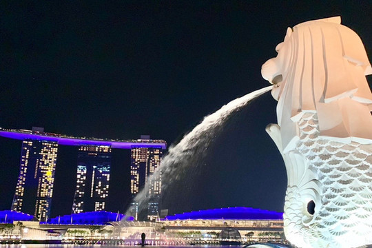 夜景も綺麗なマーライオンパーク | Trip.com シンガポール