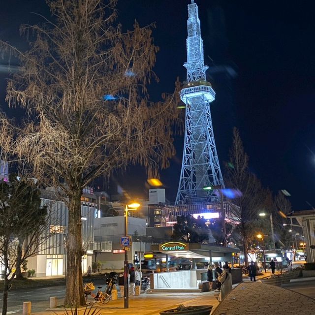 夜之愛知，名古屋電視塔與綠洲21