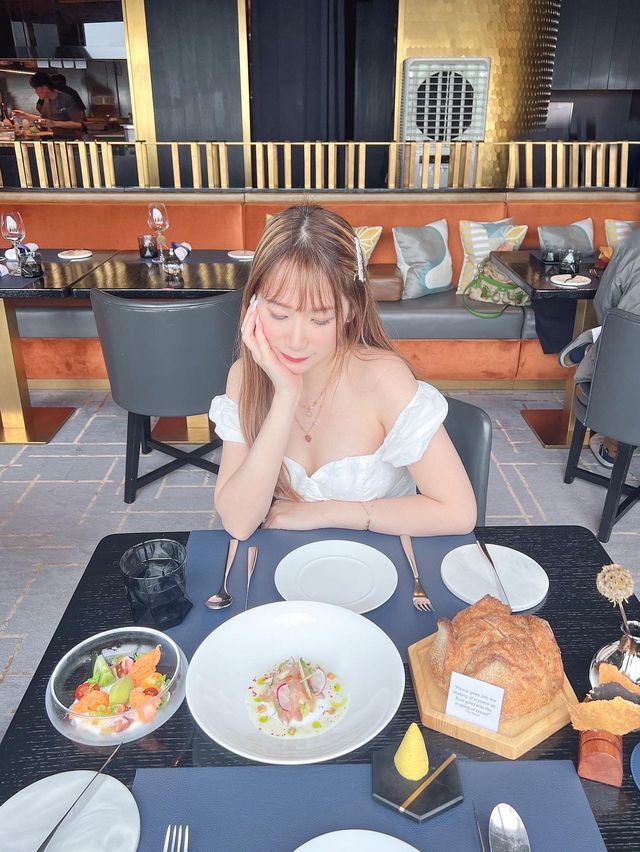高級享受嘅法式料理Sky Dining午宴☁️