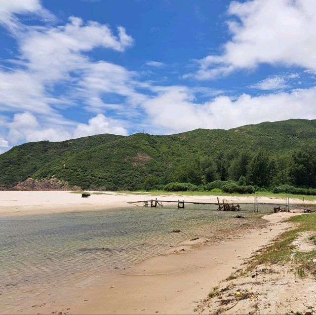 📸西貢鹹田灣💕美麗沙灘✨️清澈海水🏞享受大自然🌄