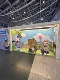 ソウルの龍山駅のカカオフレンズショップ