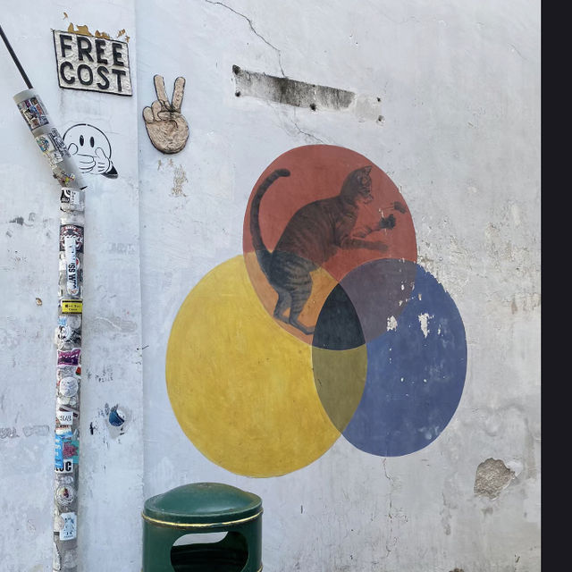 彩繪街頭！探索檳城壁畫藝術街🎨🌆🌈