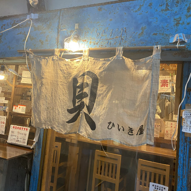 沖縄の栄町で貝づくし！