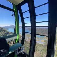 Cable car ride with magnificent view 