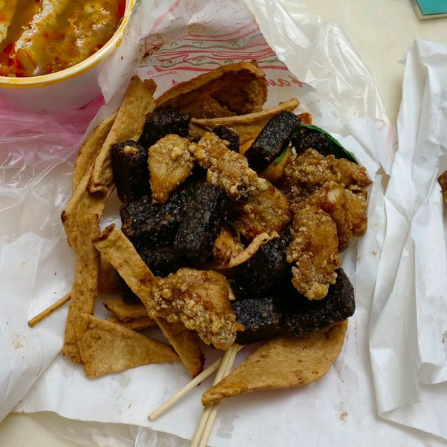 #桃園觀光夜市美食，真好佳鹽酥雞