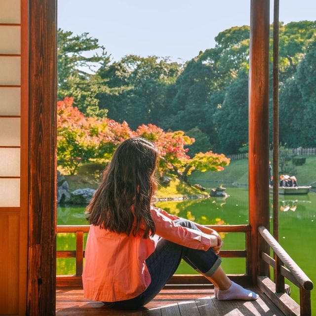 100년 전통의 일본 공원, 리쓰린공원 