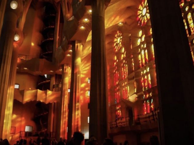 곡선으로 만 존재하는 가우디가 만든 사그라다 파밀리아 성당 ⛪️